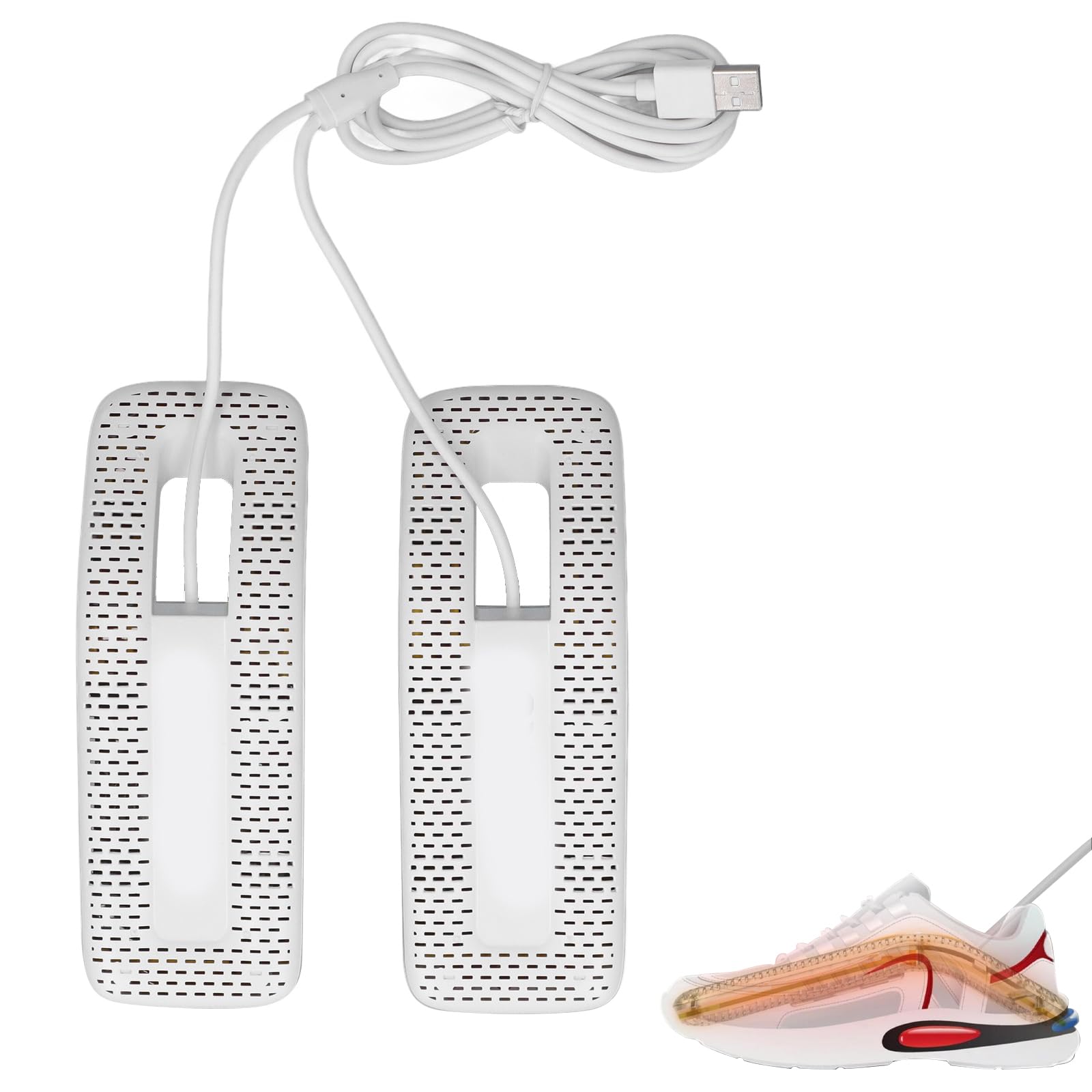Hapivida asciuga scarpe elettrico USB 10W portatile