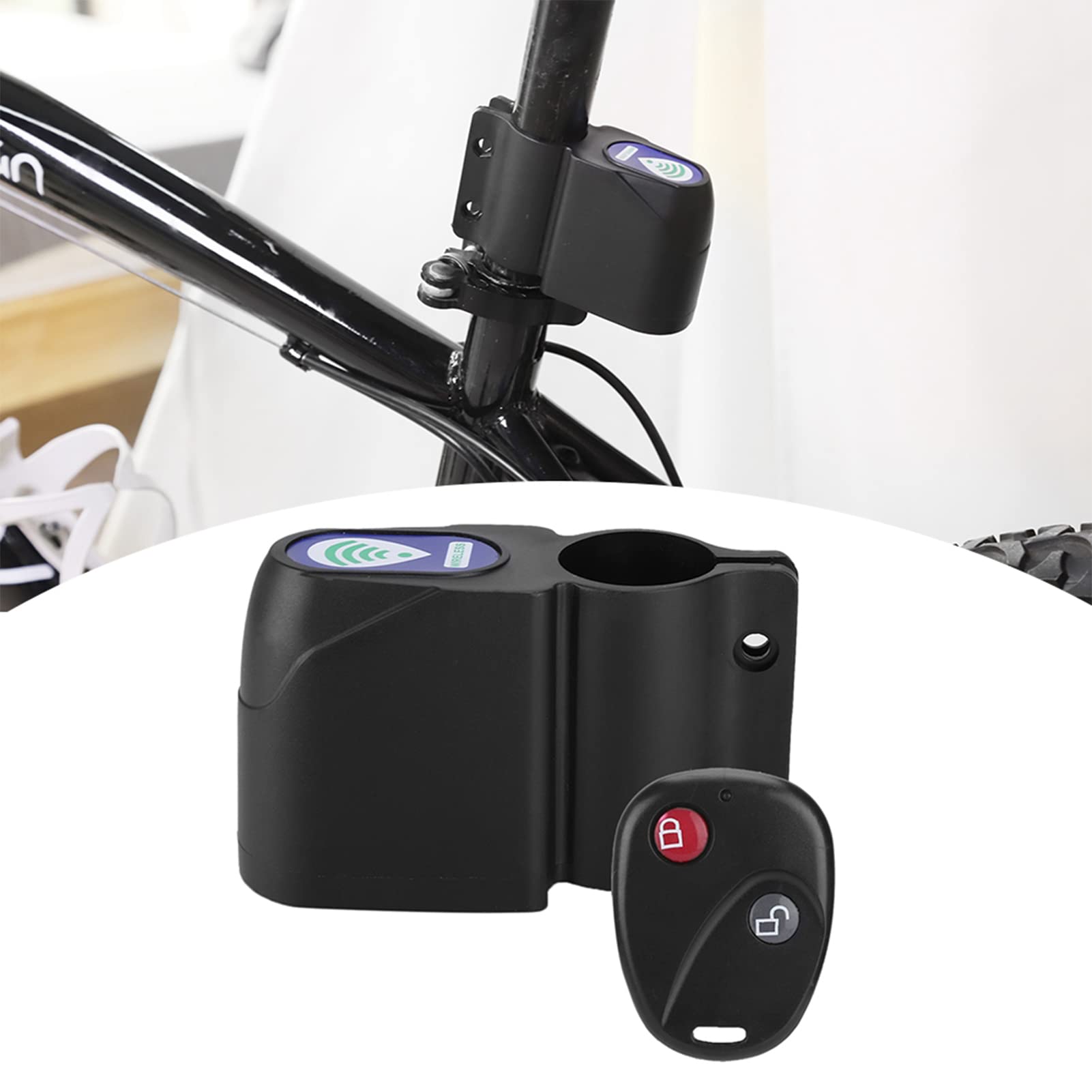 Kuuleyn Lucchetto Bici con Allarme Wireless e Telecomando