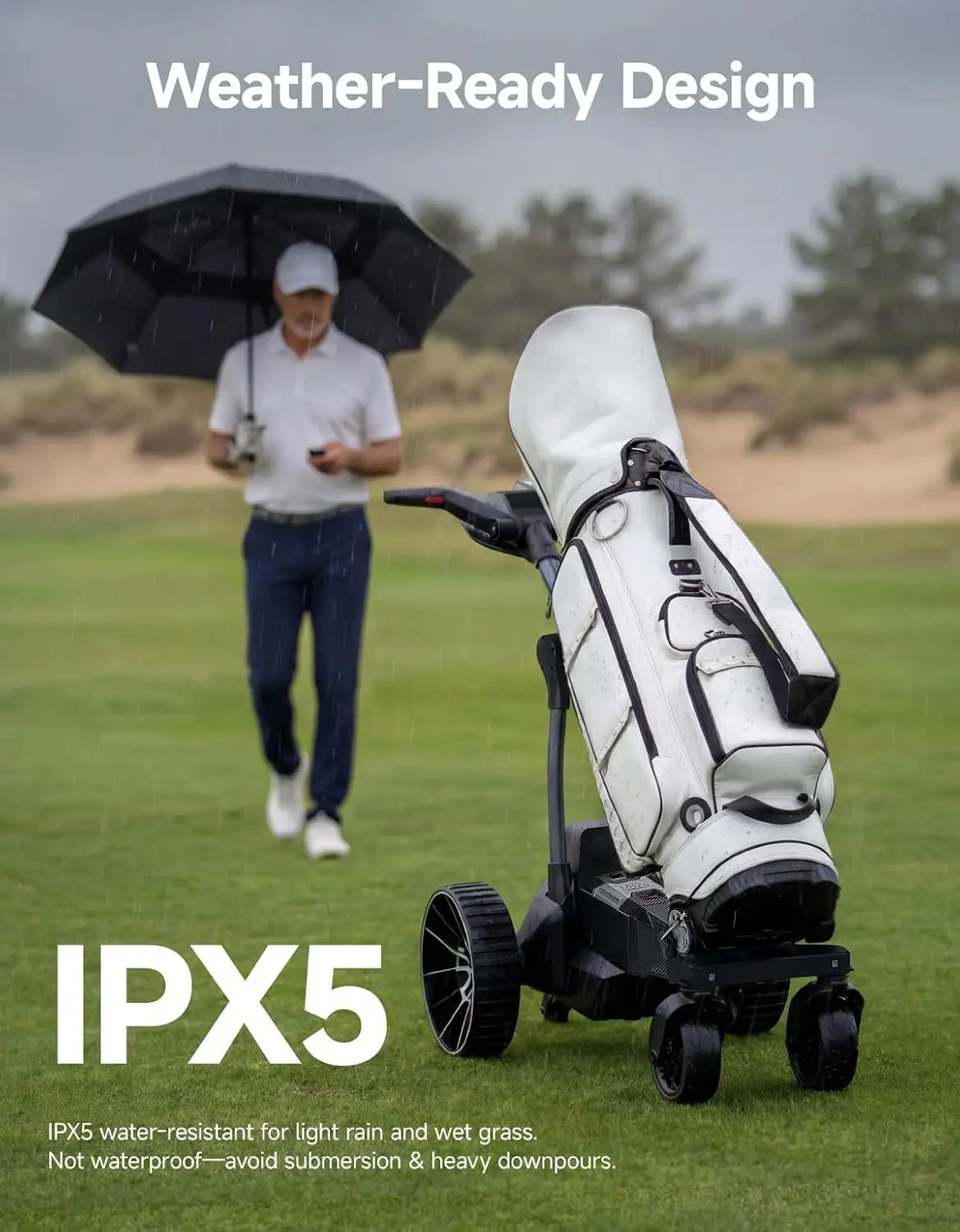 KEMIMOTO ApexR carrello golf elettrico telecomando 36 buche