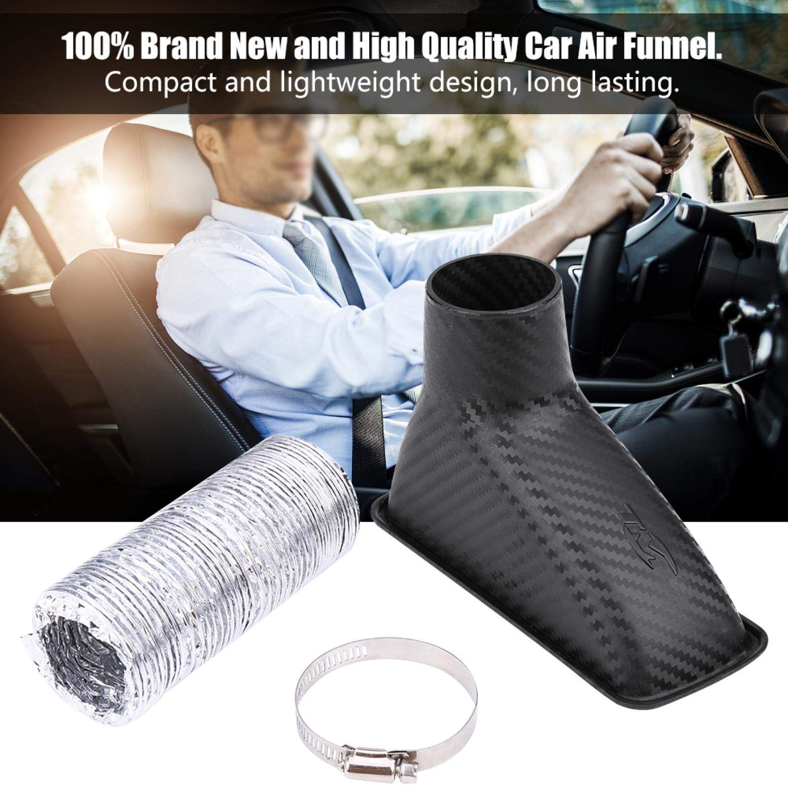 Kuuleyn universale imbuto aspirazione turbo ABS nero