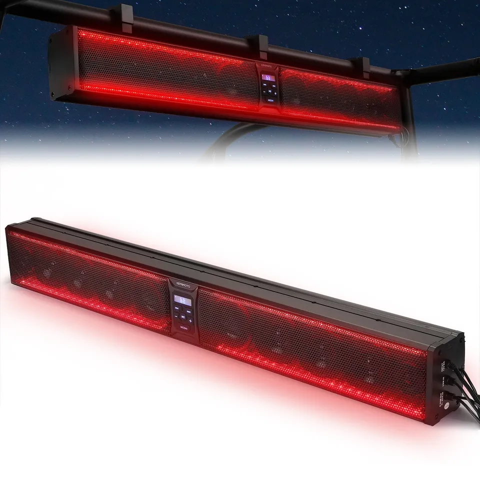 KEMIMOTO 2502 soundbar alluminio RGB 10 altoparlanti