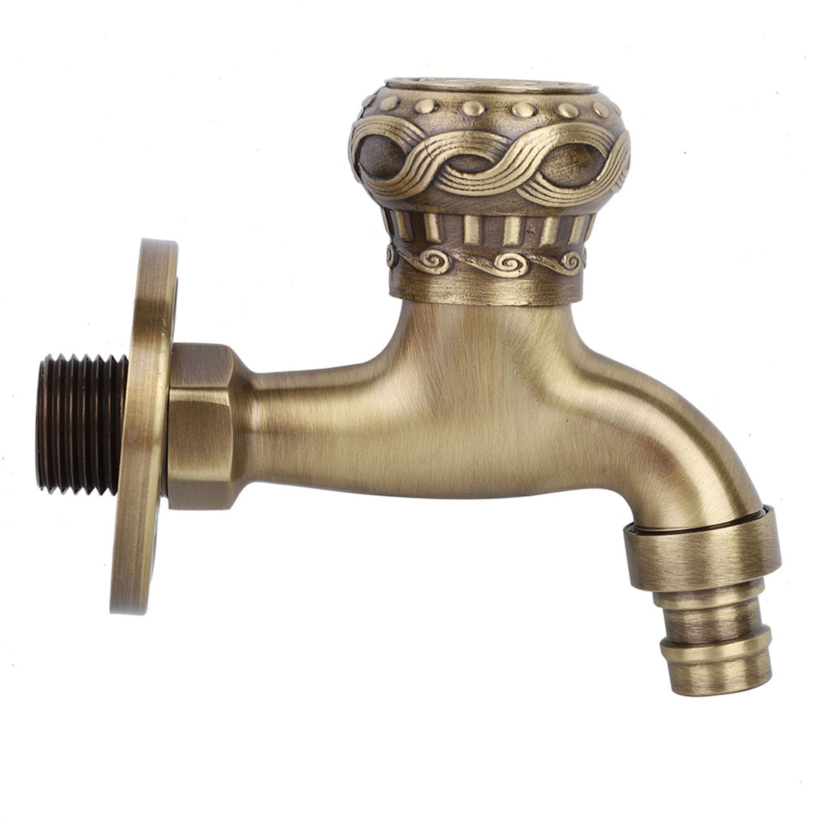 Hapivida rubinetto ottone anticato G1/2 acqua fredda vintage