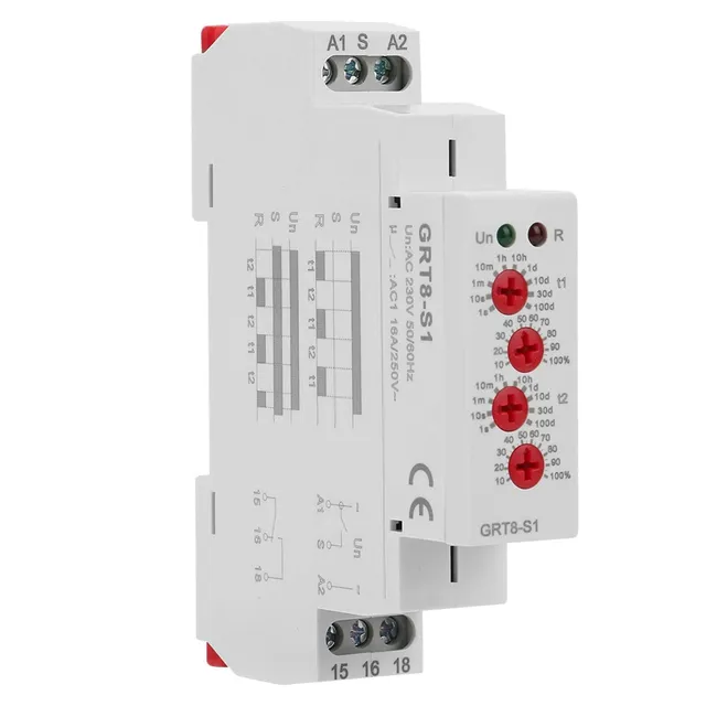 Kuuleyn GRT8-S1 timer ciclo AC230V guida DIN