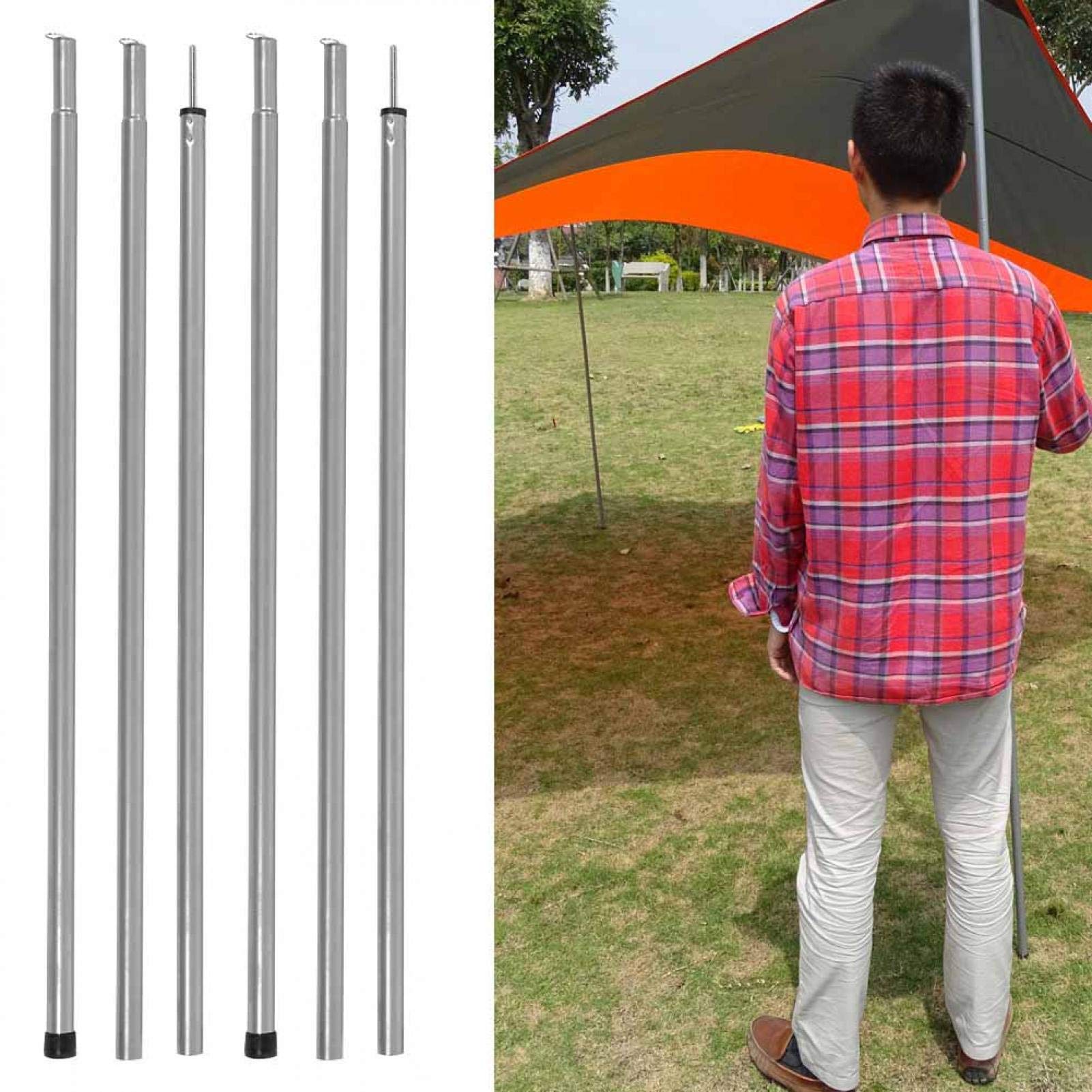 Kuuleyn pali sostegno tenda ferro 170 cm 6 pezzi