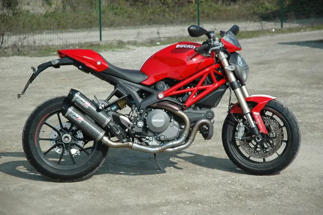 QD Exhaust Specials Monster 1100 Evo scarico double titanio