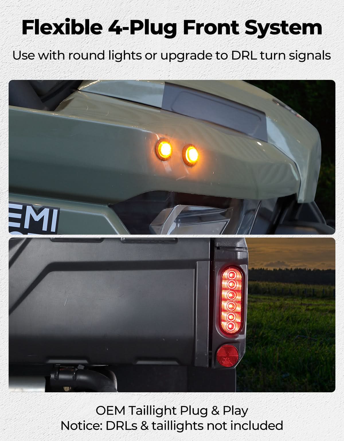 Kemimoto Defender kit frecce LED con clacson