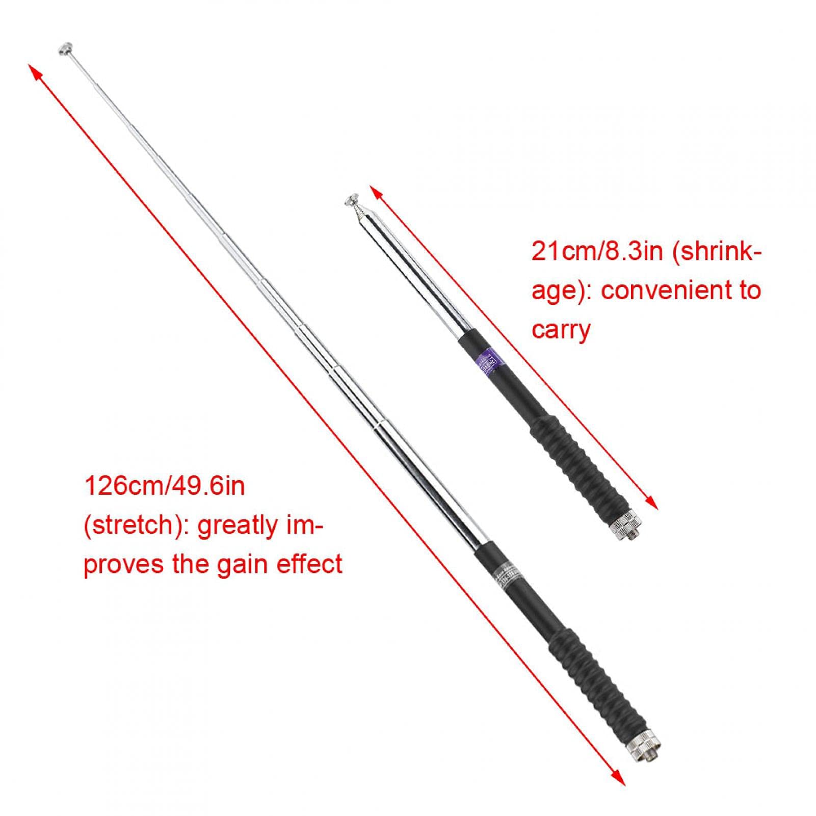 Kuuleyn Antenna telescopica SMA-F 136-174MHz 3dBi
