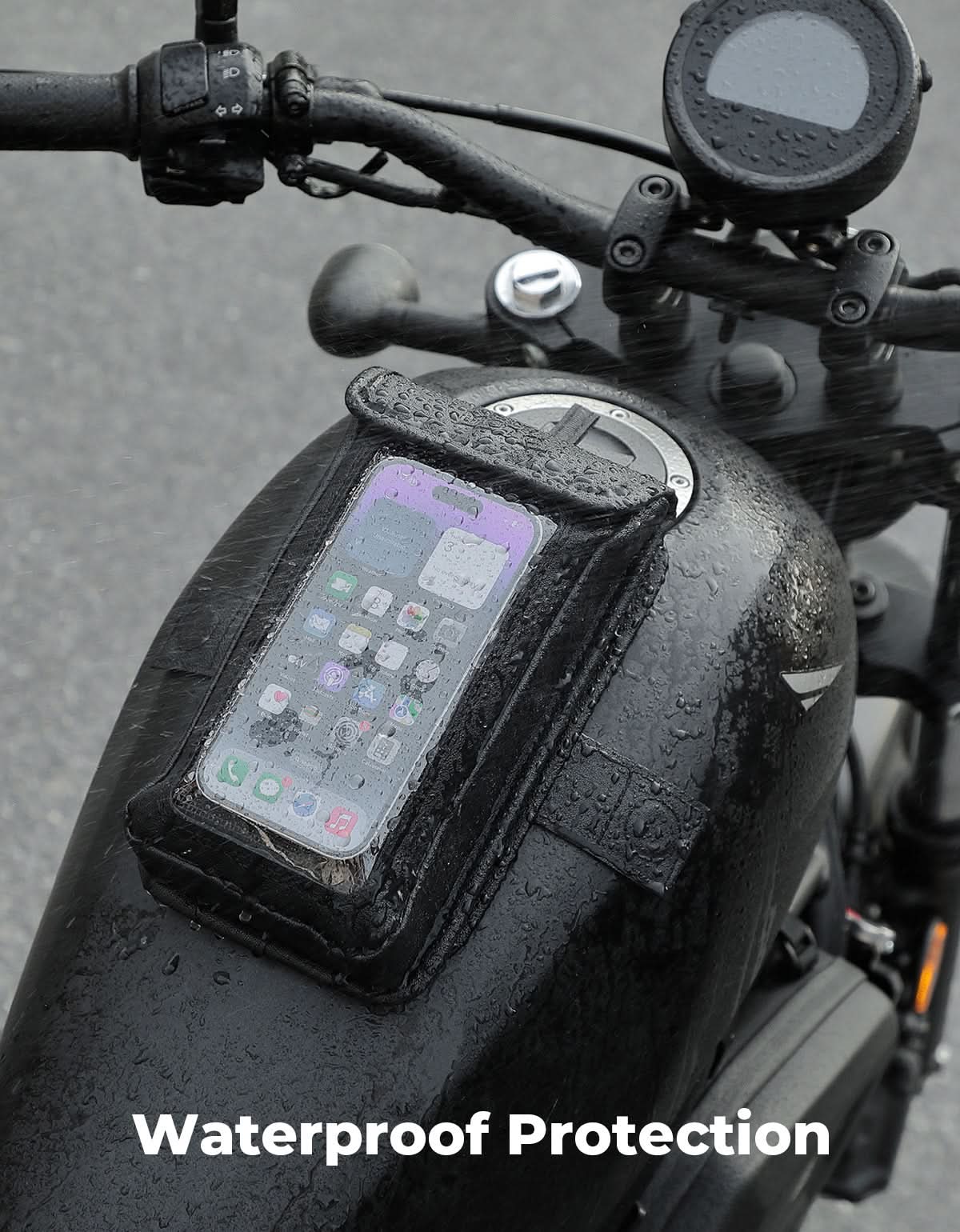 Kemimoto 6.9 pollici borsa serbatoio magnetica pelle PU