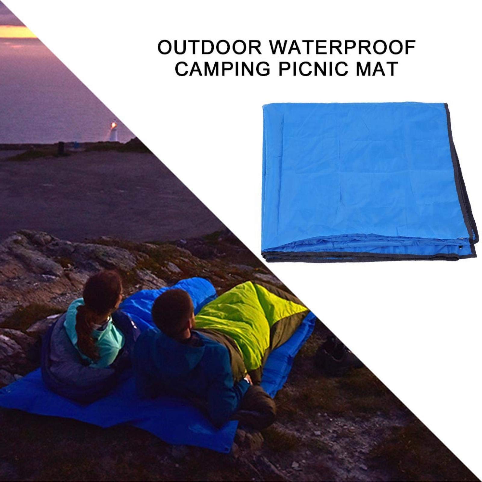 Kuuleyn Telo Picnic Impermeabile Oxford Blu Tenda Campeggio