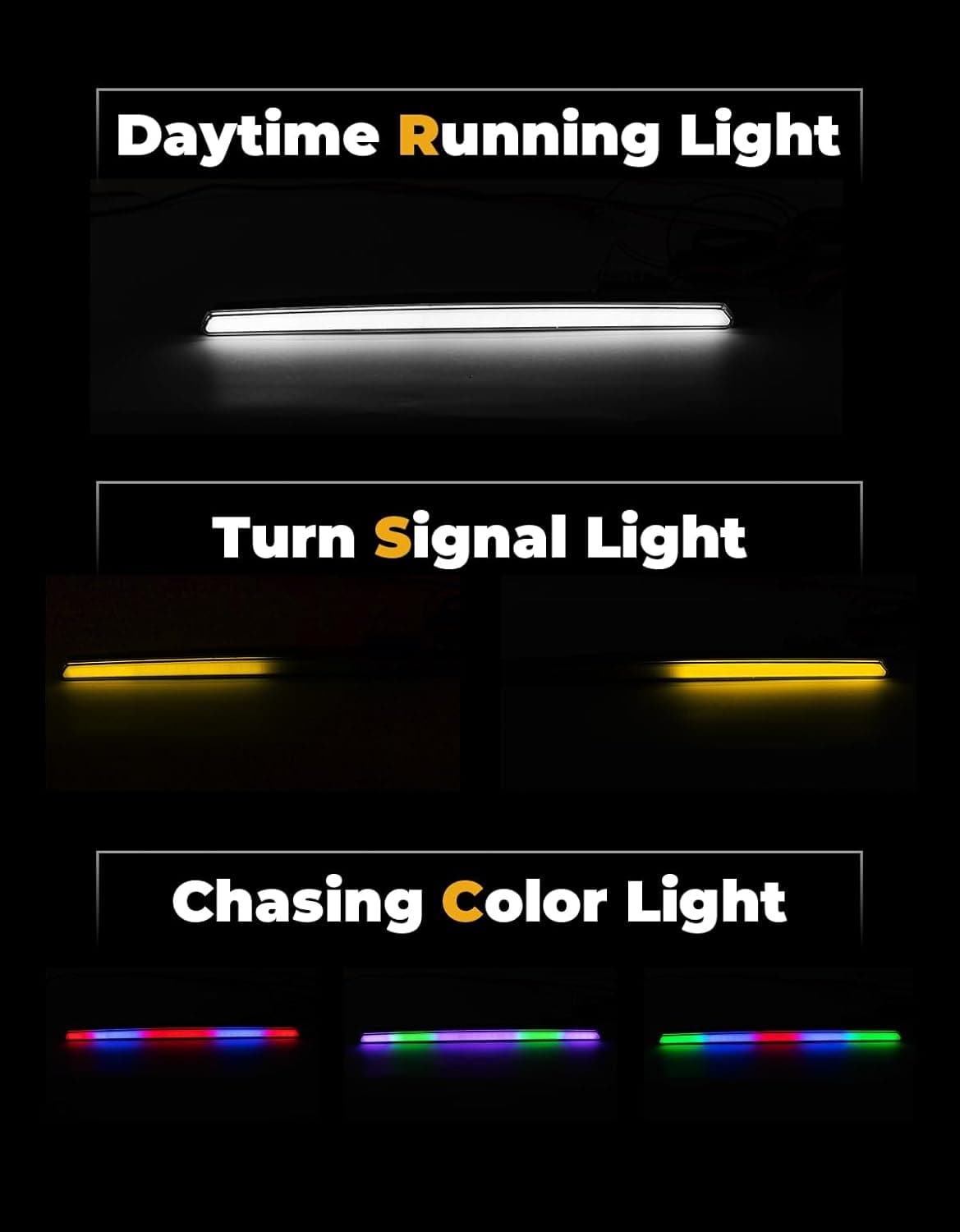 Kemimoto RZR XP 1000 luce anteriore LED RGB