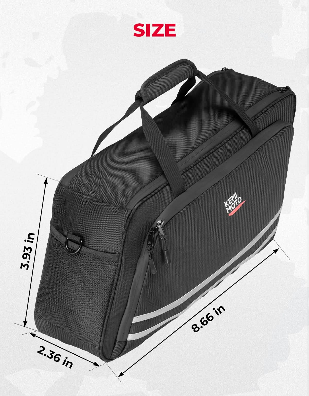 KEMIMOTO Touring borsa bauletto interna 1 pezzo impermeabile