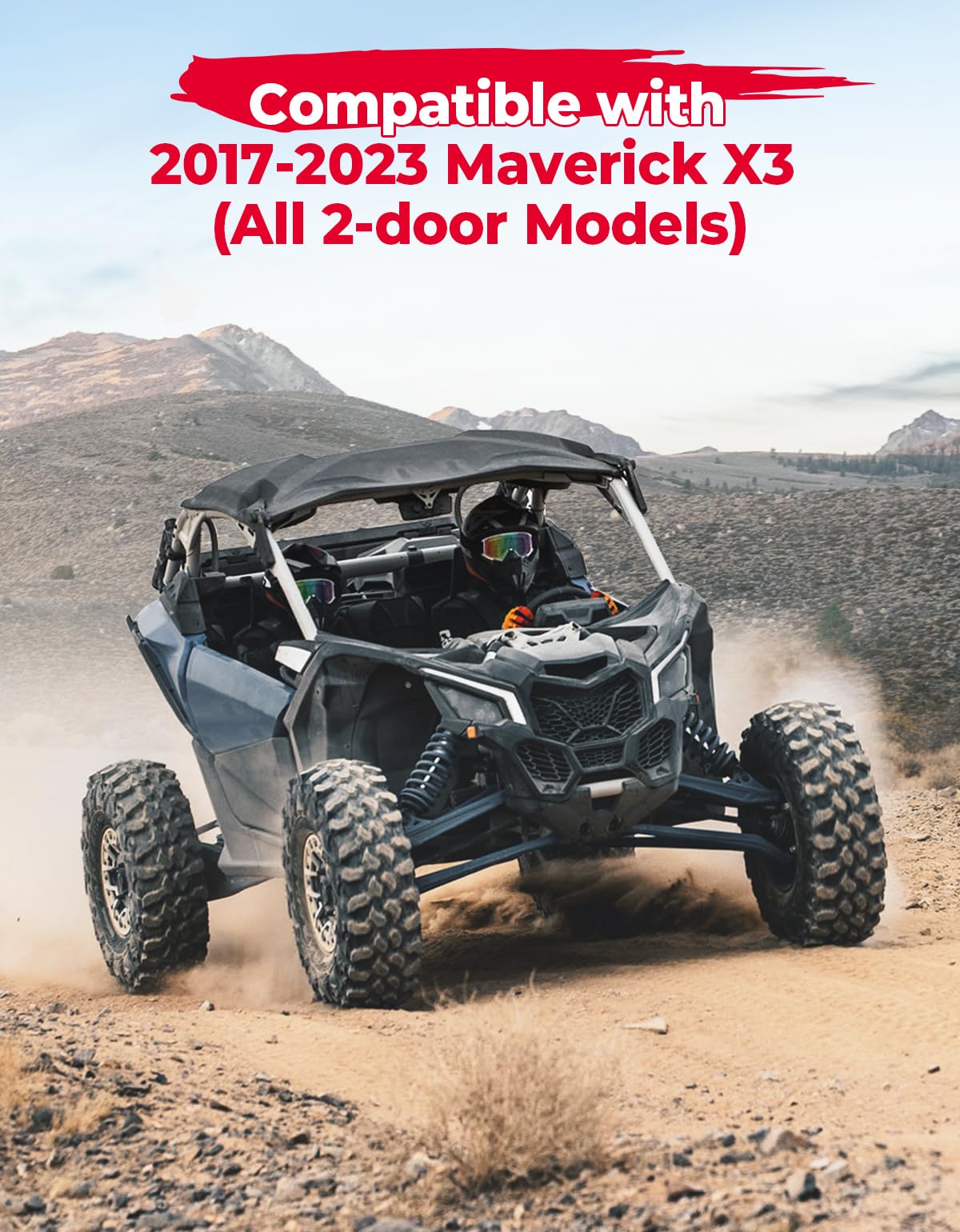 KEMIMOTO 2-in-1 Hard Roof tetto rigido Maverick X3 2 posti