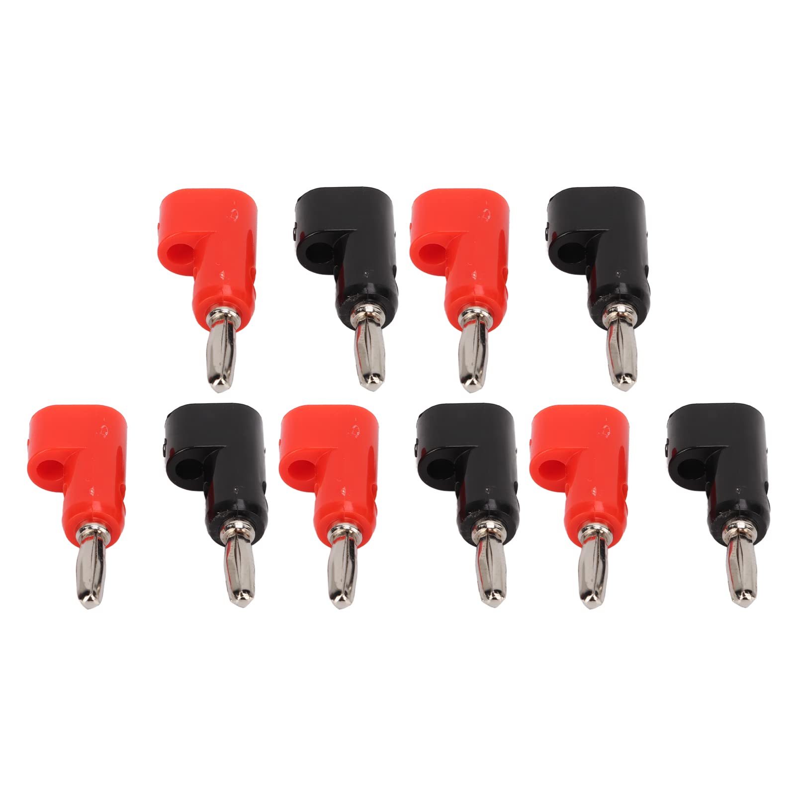 Kuuleyn Spine a Banana 4mm Rosso Nero 10 Pezzi