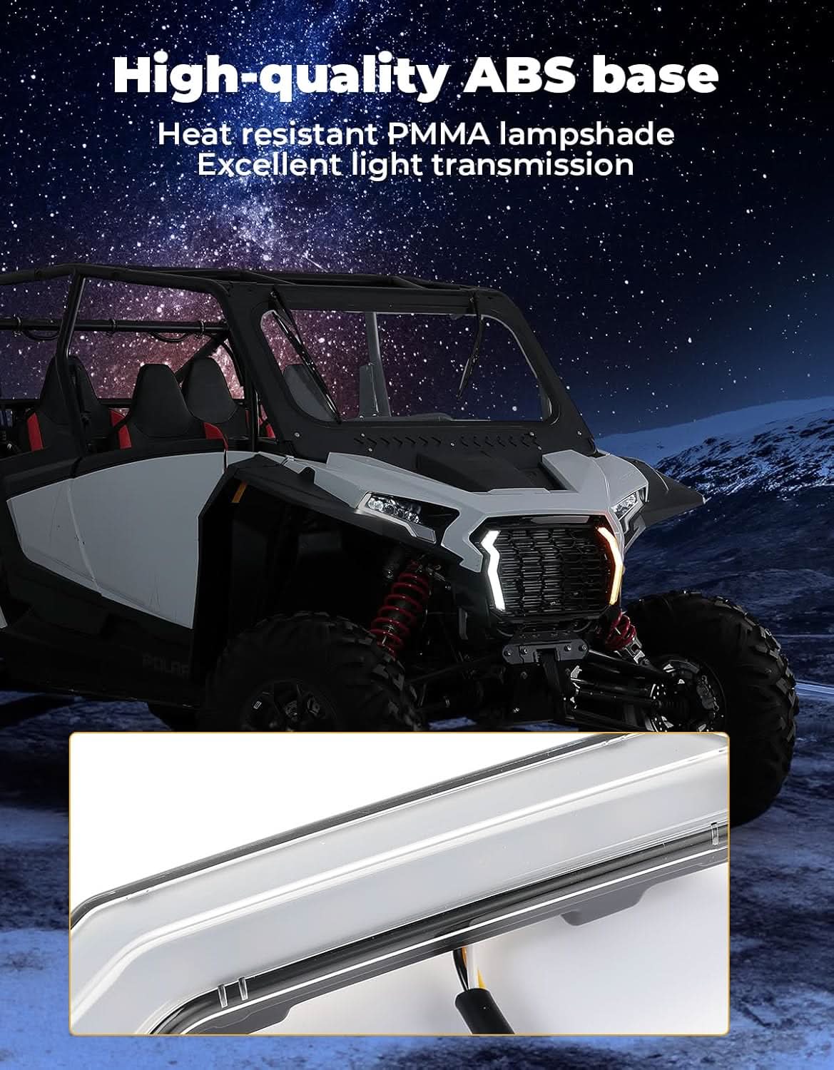 KEMIMOTO Luci Diurne LED per Polaris RZR XP 1000 dal 2024