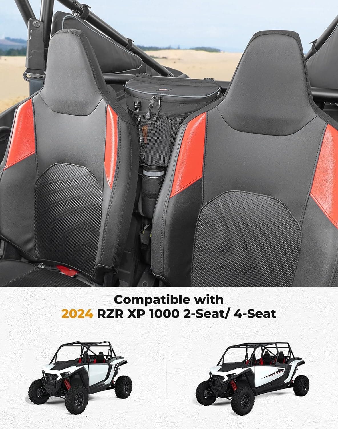 Kemimoto RZR XP 1000 borsa centrale con portabicchieri