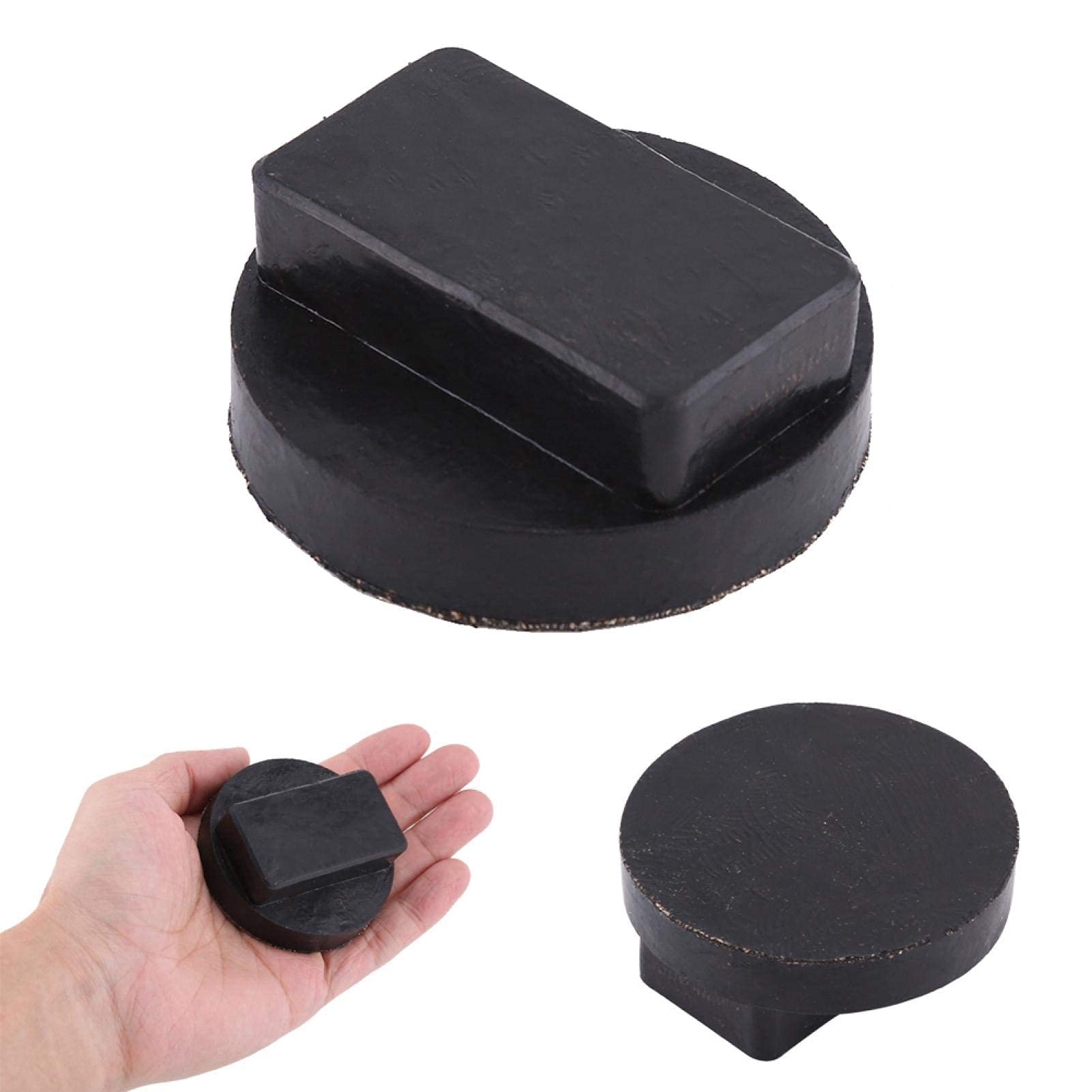 Kuuleyn Tampone Sollevatore Gomma Jack Pad Mini Nero 60x55 mm