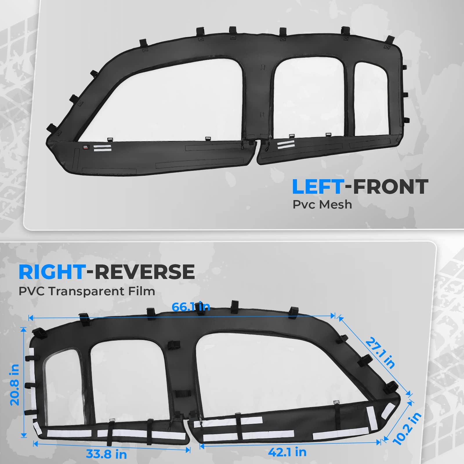 Kemimoto General XP 4 1000 porte superiori cabina 4 porte