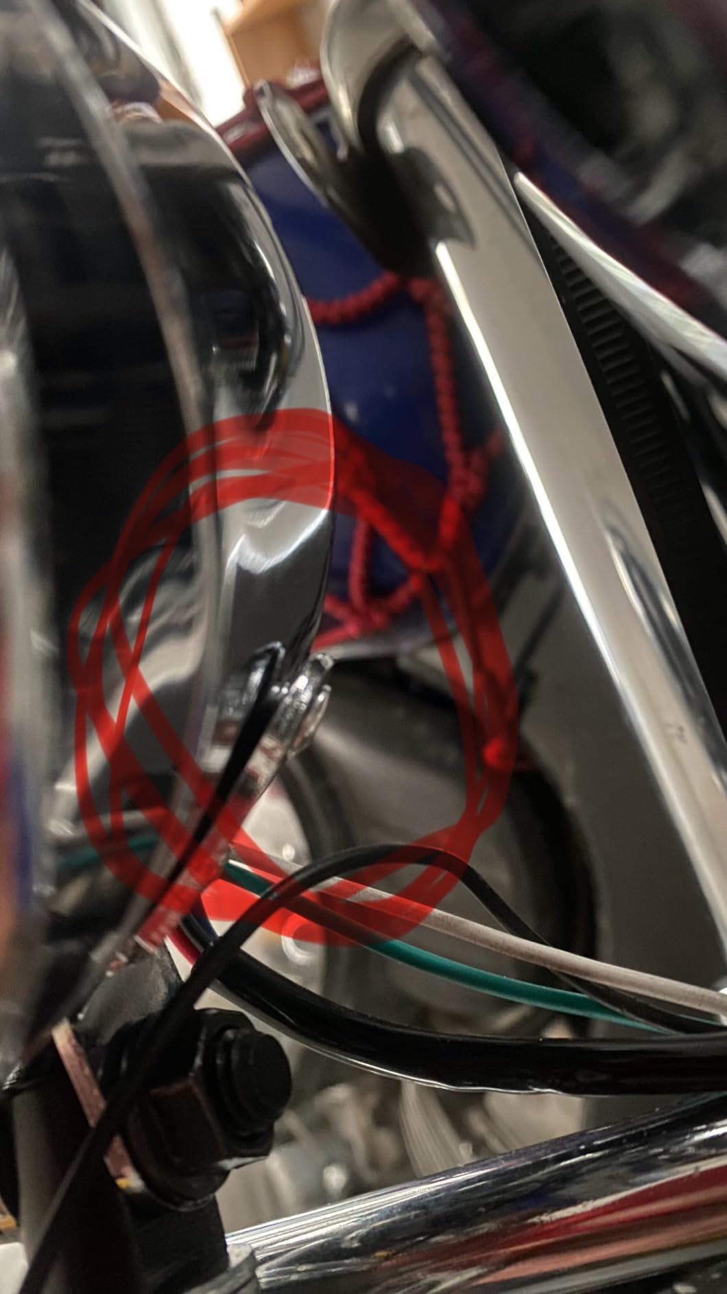 Hapivida faro led moto 4,25 pollici universale occhio angelo C