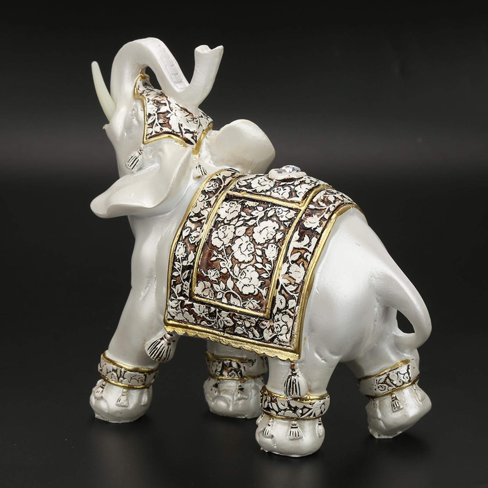 Kuuleyn Statuetta Elefante Portafortuna Vintage 170mm Ufficio Casa