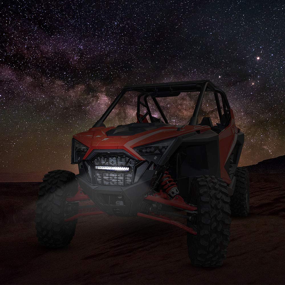 KEMIMOTO RZR PRO XP griglia anteriore mesh con barra LED