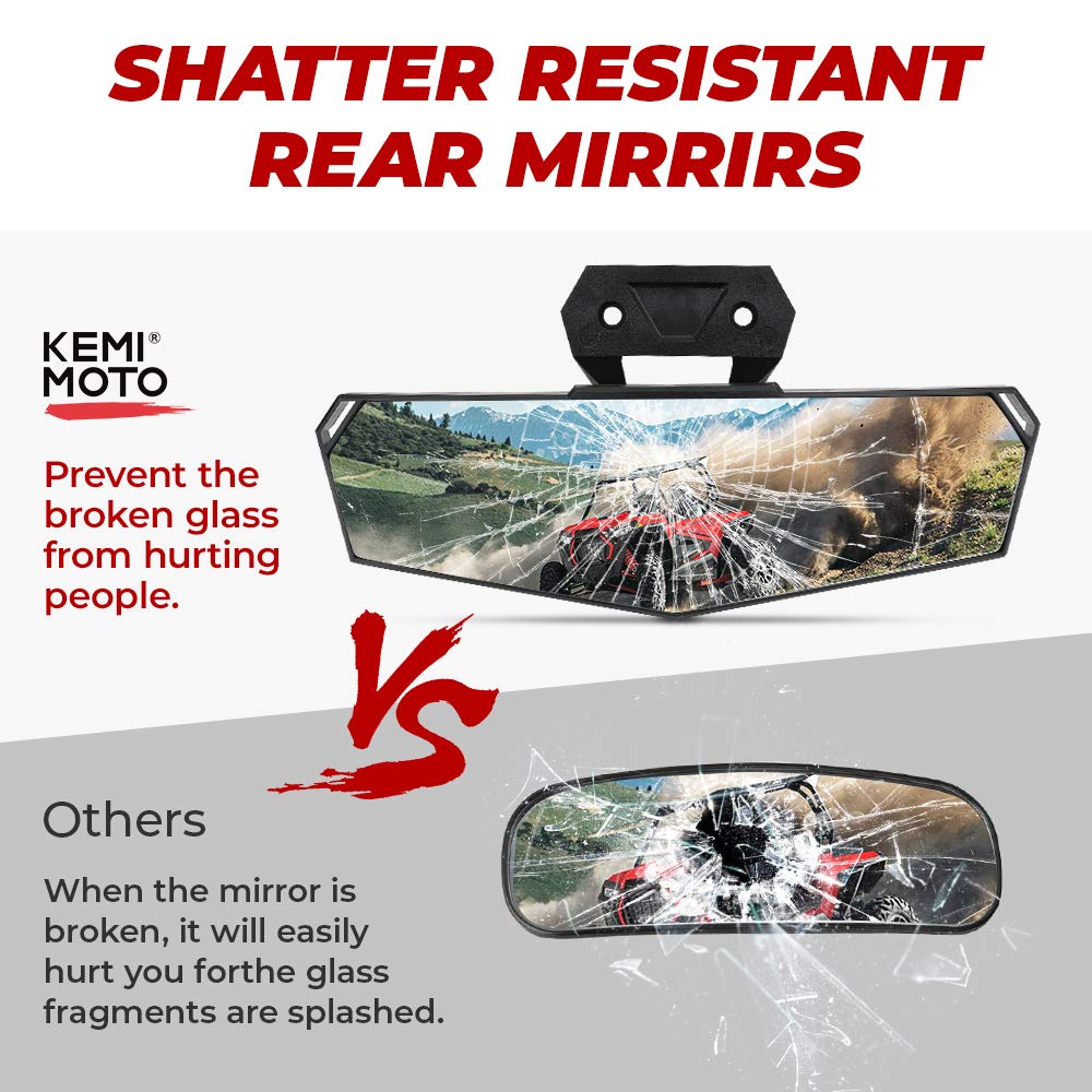 KEMIMOTO RZR PRO XP Specchietto Centrale Grandangolare 360°
