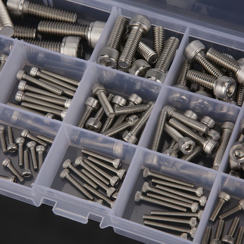 Kuuleyn kit viti brugola inox 135 pezzi M2.5-M8
