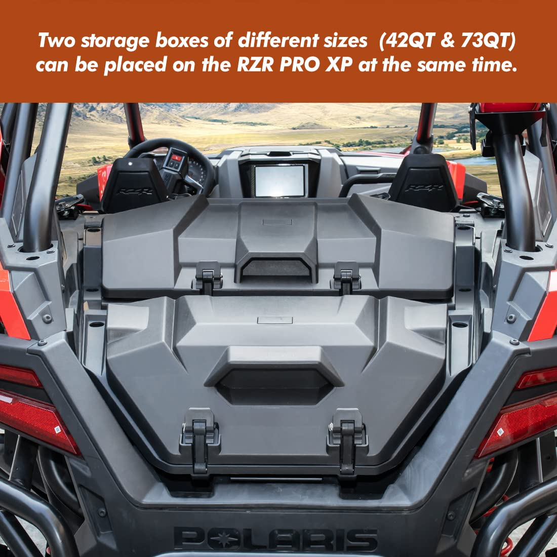 KEMIMOTO Baule Posteriore 73QT per RZR PRO XP