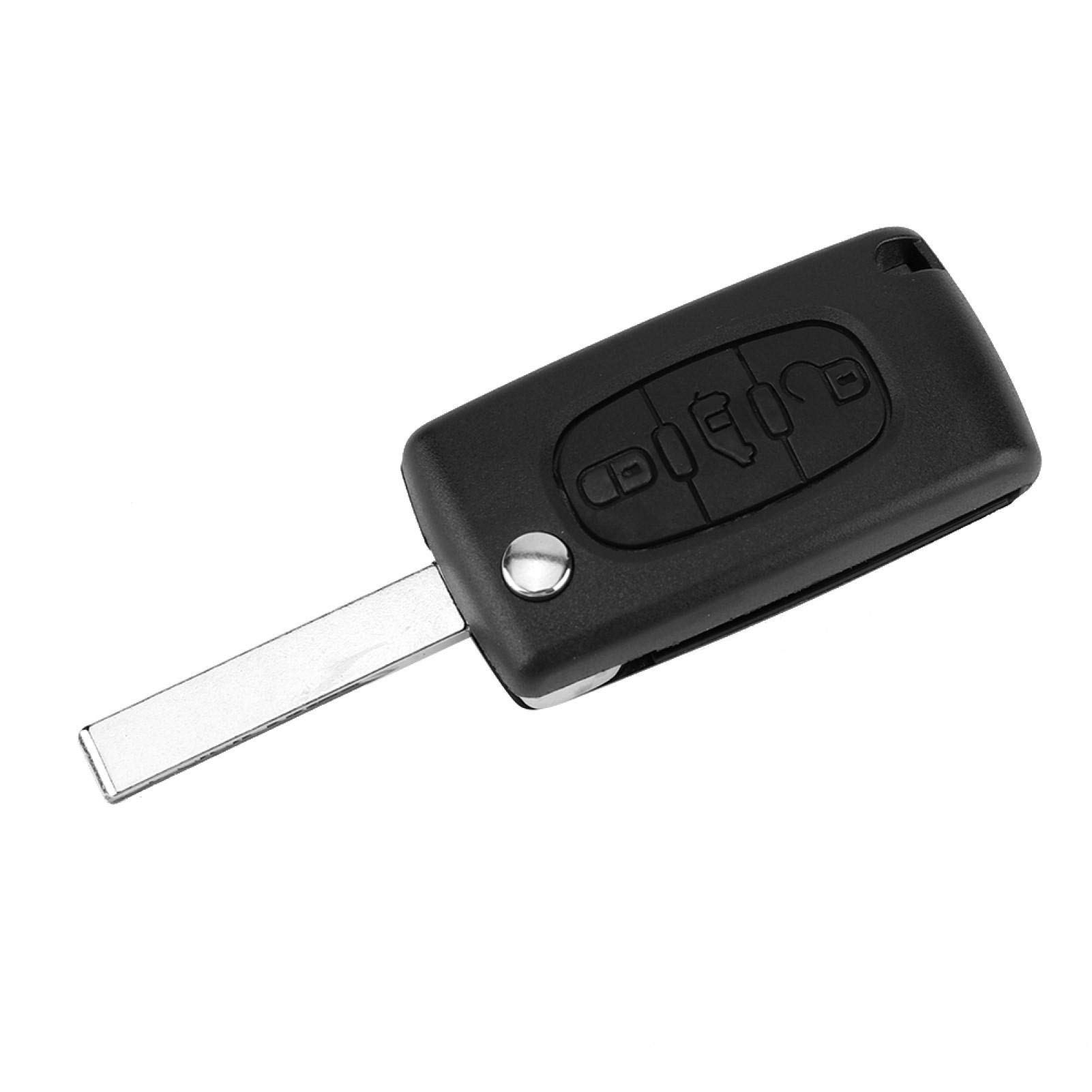 Kuuleyn HU83 custodia chiave auto 3 pulsanti Citroen Fiat