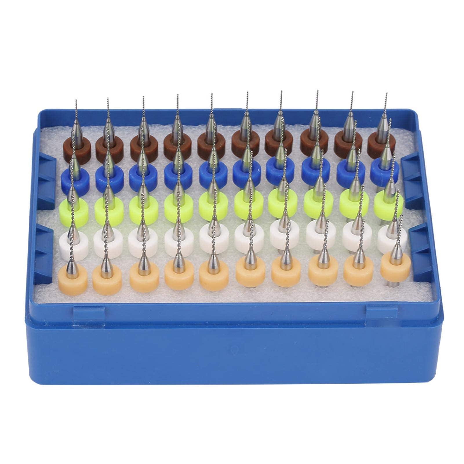 Kuuleyn Set 50 punte trapano PCB 0,5-0,9 mm metallo duro