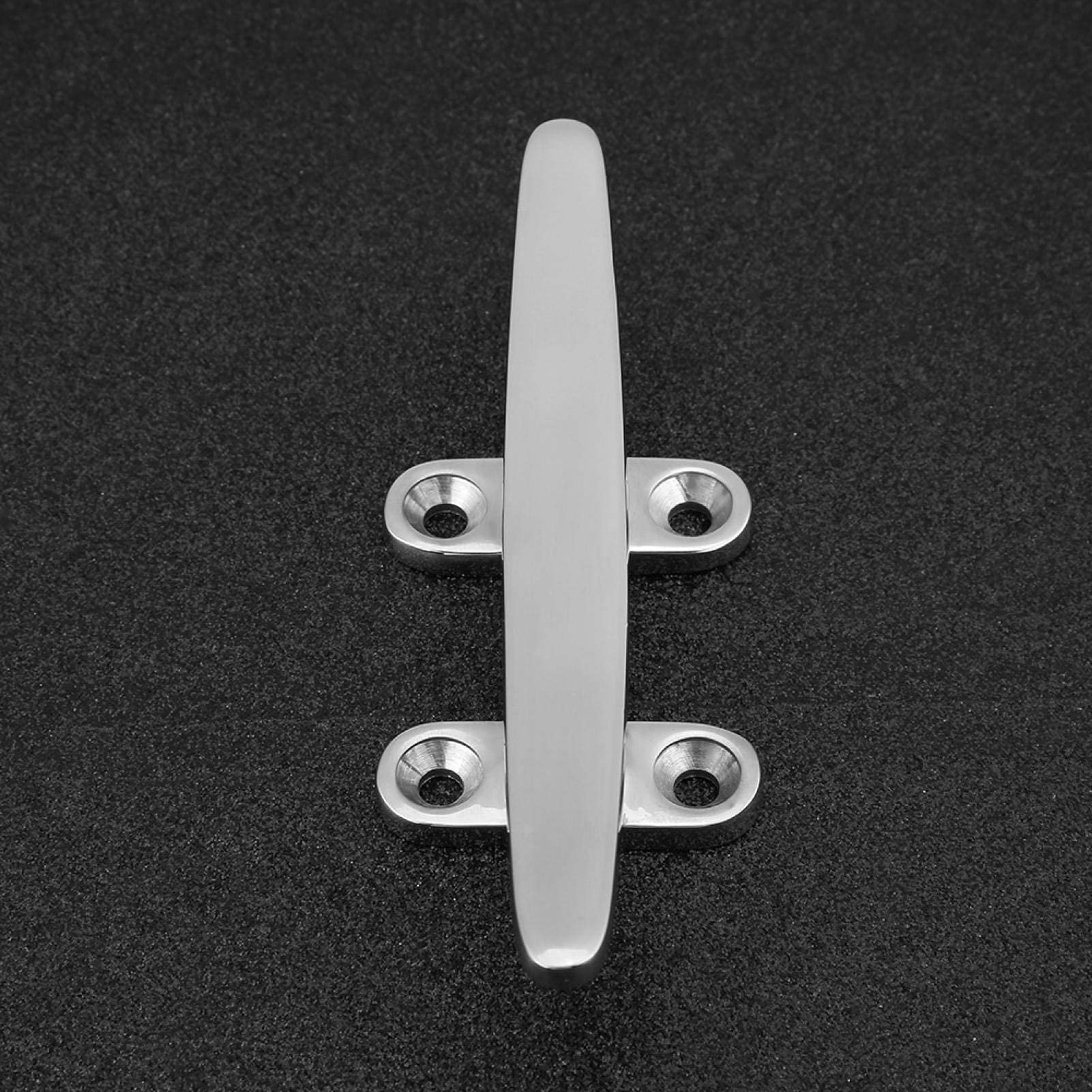 Kuuleyn 125 mm bitta flat top inox barca argento