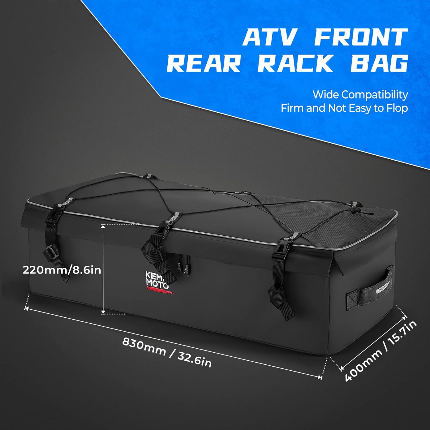 KEMIMOTO Borsa Portapacchi ATV Quad 73L Impermeabile