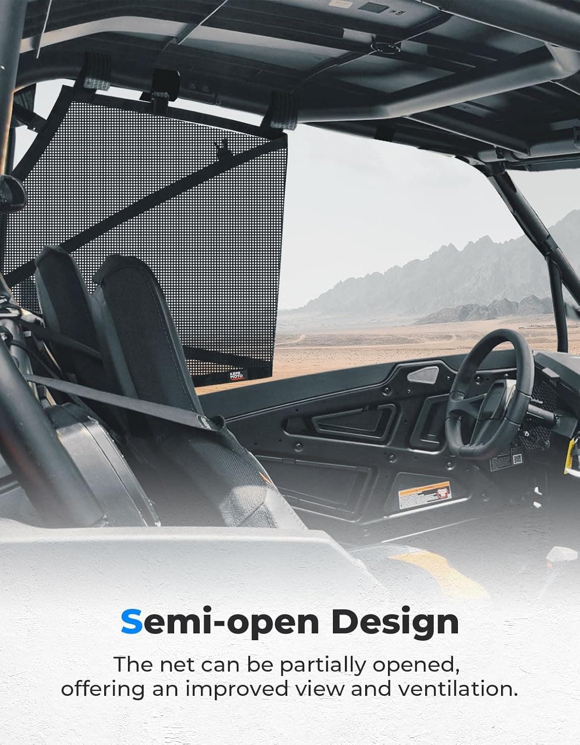KEMIMOTO Mesh Shield rete porta Polaris RZR XP 1000