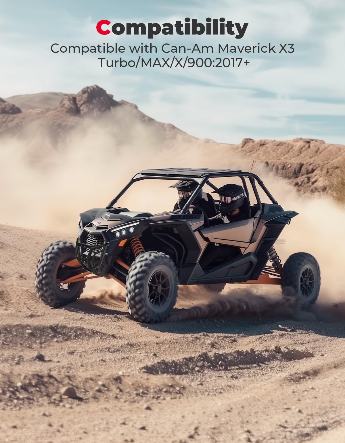 KEMIMOTO 2402 paraurti anteriore Maverick X3 foro faretto