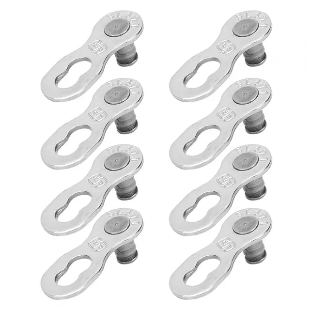 Kuuleyn false maglie catena bici 6/7/8V argento 4 paia