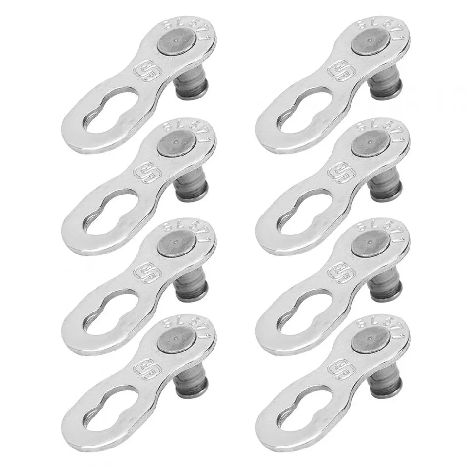 Kuuleyn false maglie catena bici 6/7/8V argento 4 paia