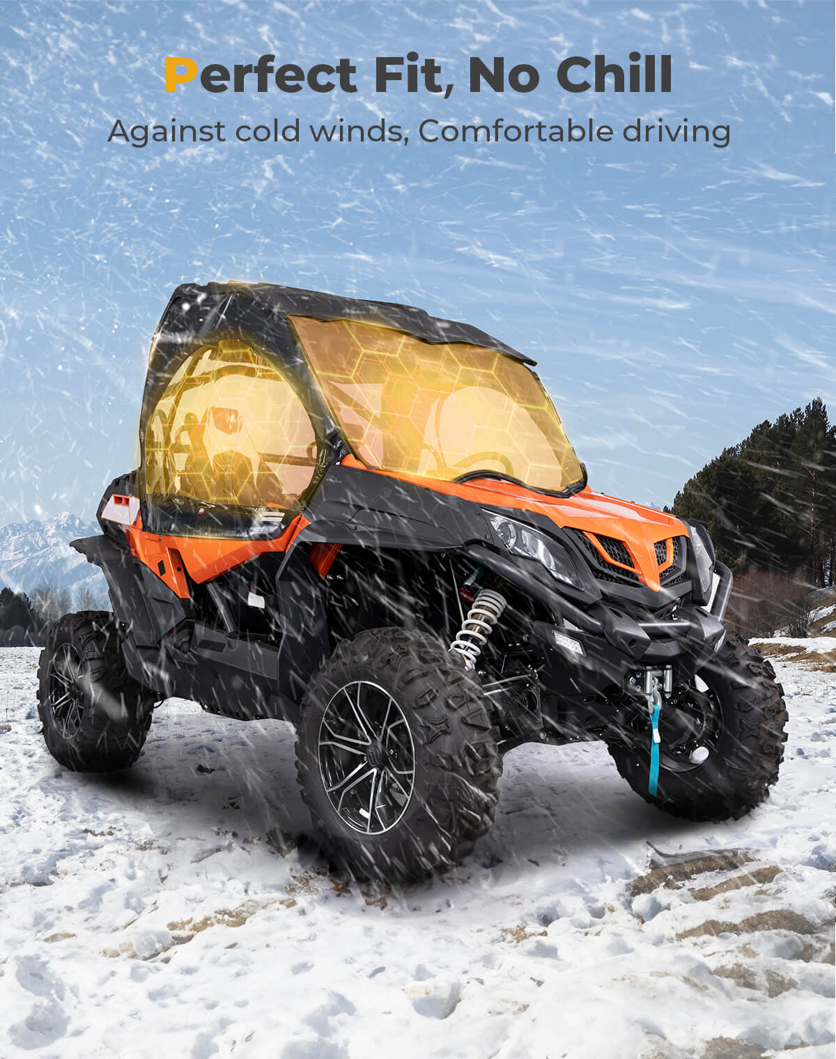 KEMIMOTO Cabina Morbida CFMOTO ZFORCE 500 800 1000 TPU