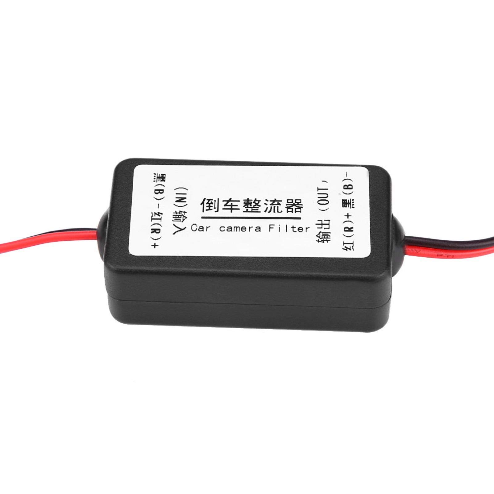 Kuuleyn filtro alimentazione retrocamera 12V DC nero anti-interferenze