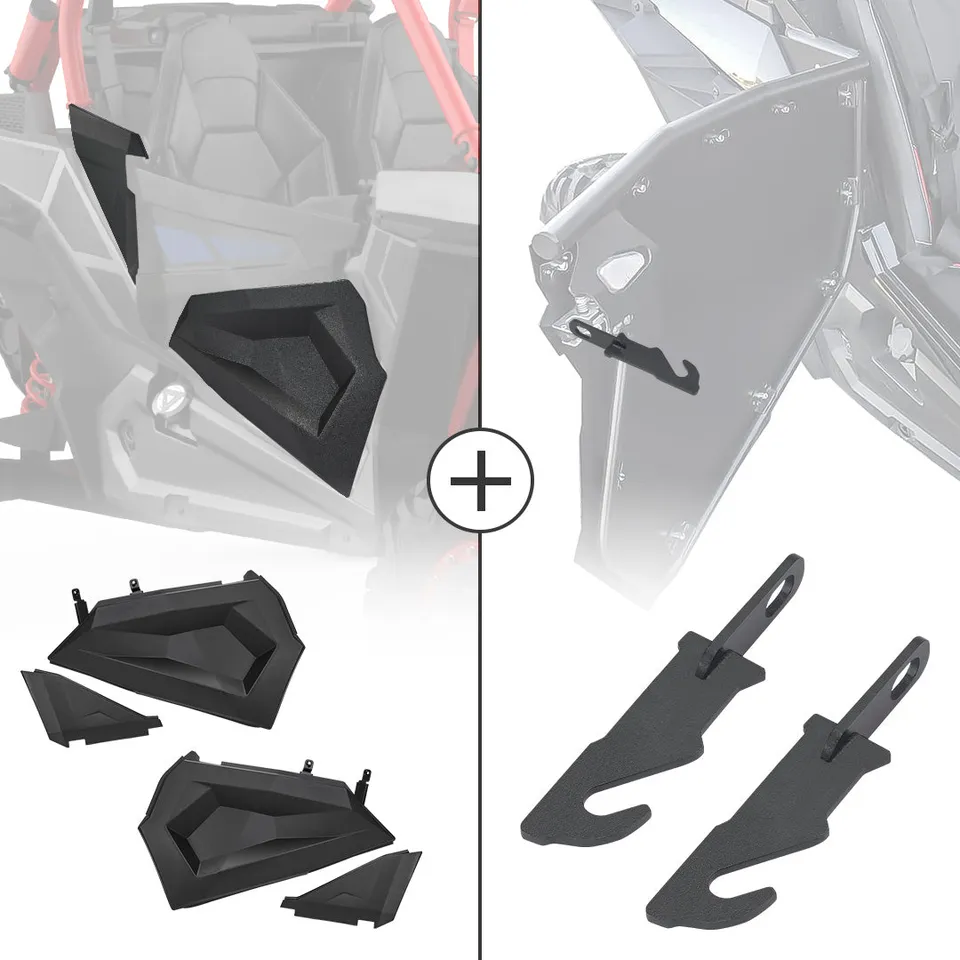 KEMIMOTO RZR mezze porte inferiori e ganci porta acciaio