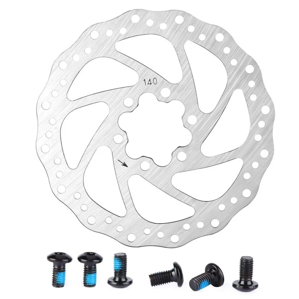 Kuuleyn G3 disco freno bici 140 mm acciaio inox
