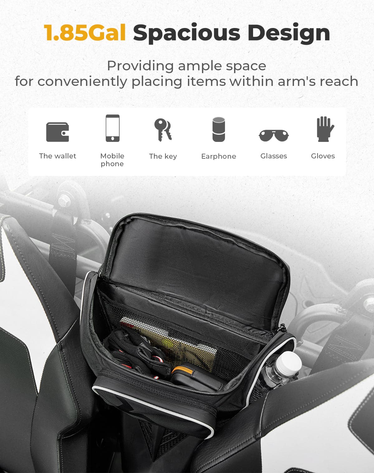KEMIMOTO ZForce 500/800/1000 Borsa Centrale 1680D 7 L