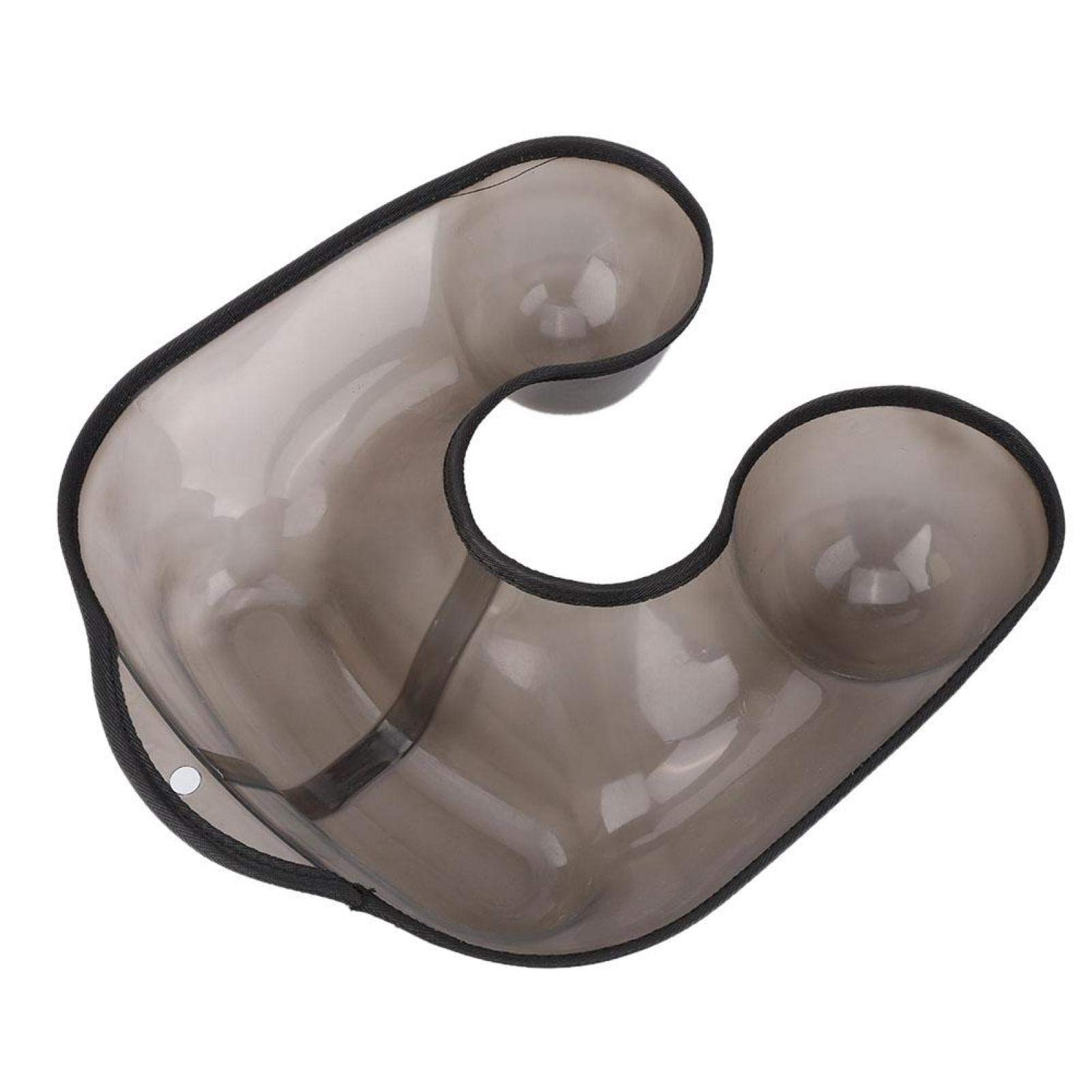 Kuuleyn Vassoio Collo Parrucchiere Tinta PVC Nero