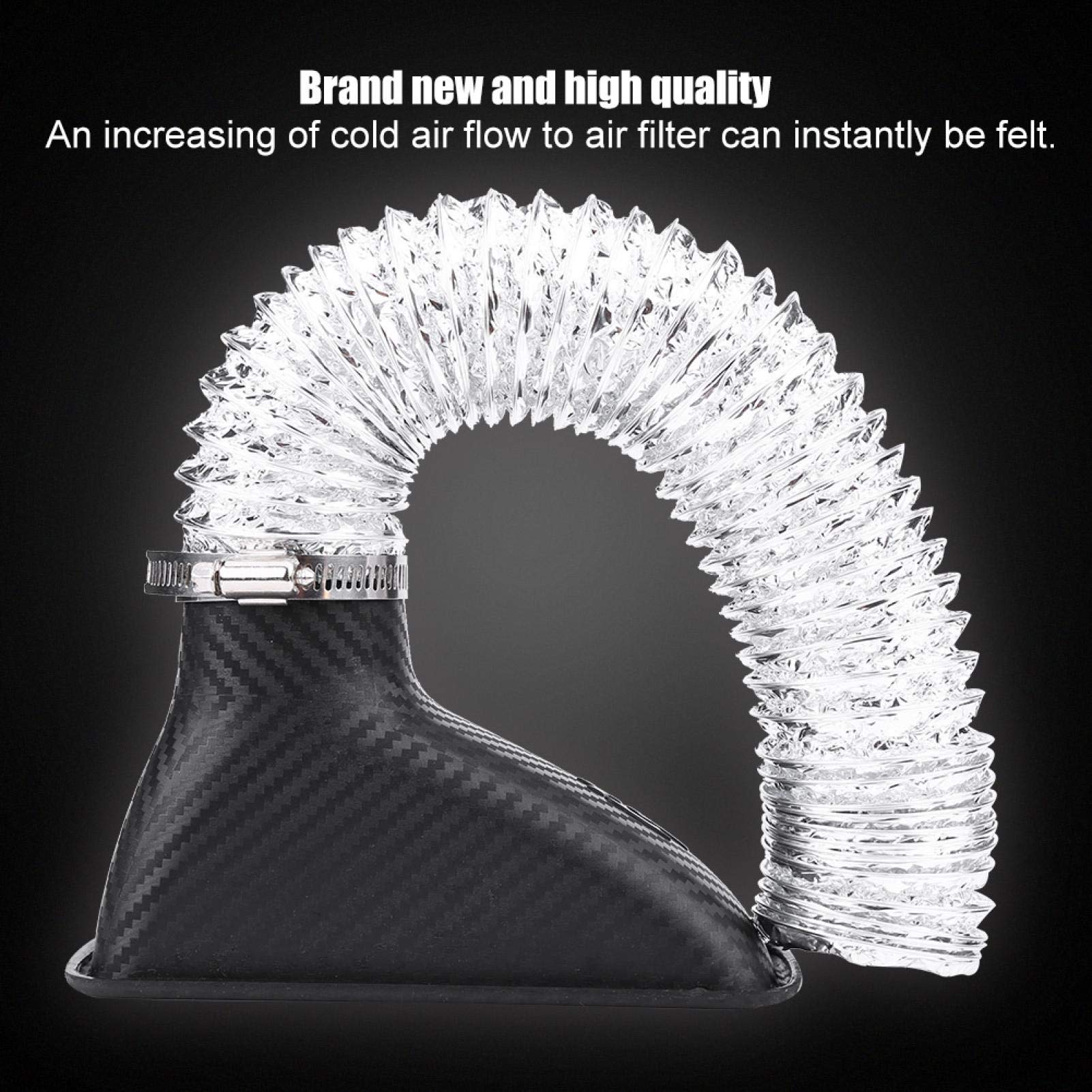 Kuuleyn universale imbuto aspirazione turbo ABS nero