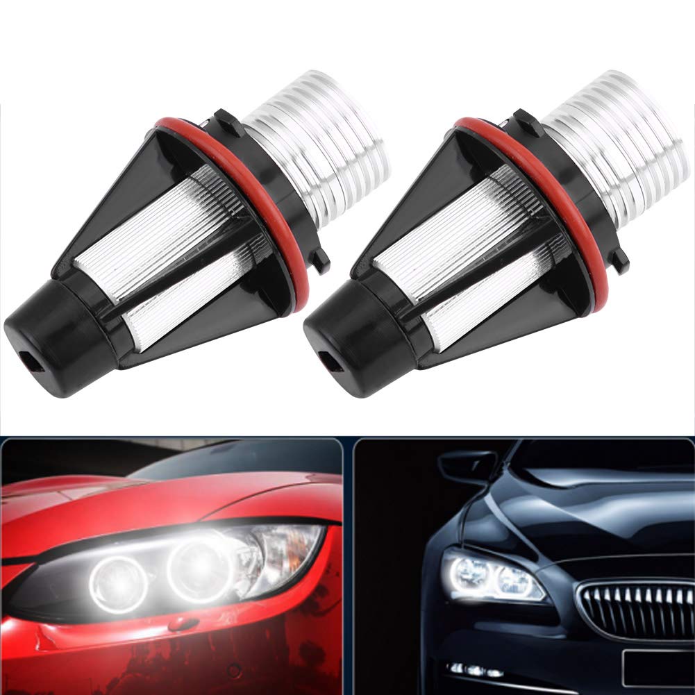 Kuuleyn Angel Eyes LED 6000K E60 E61 2 Pezzi Bianchi