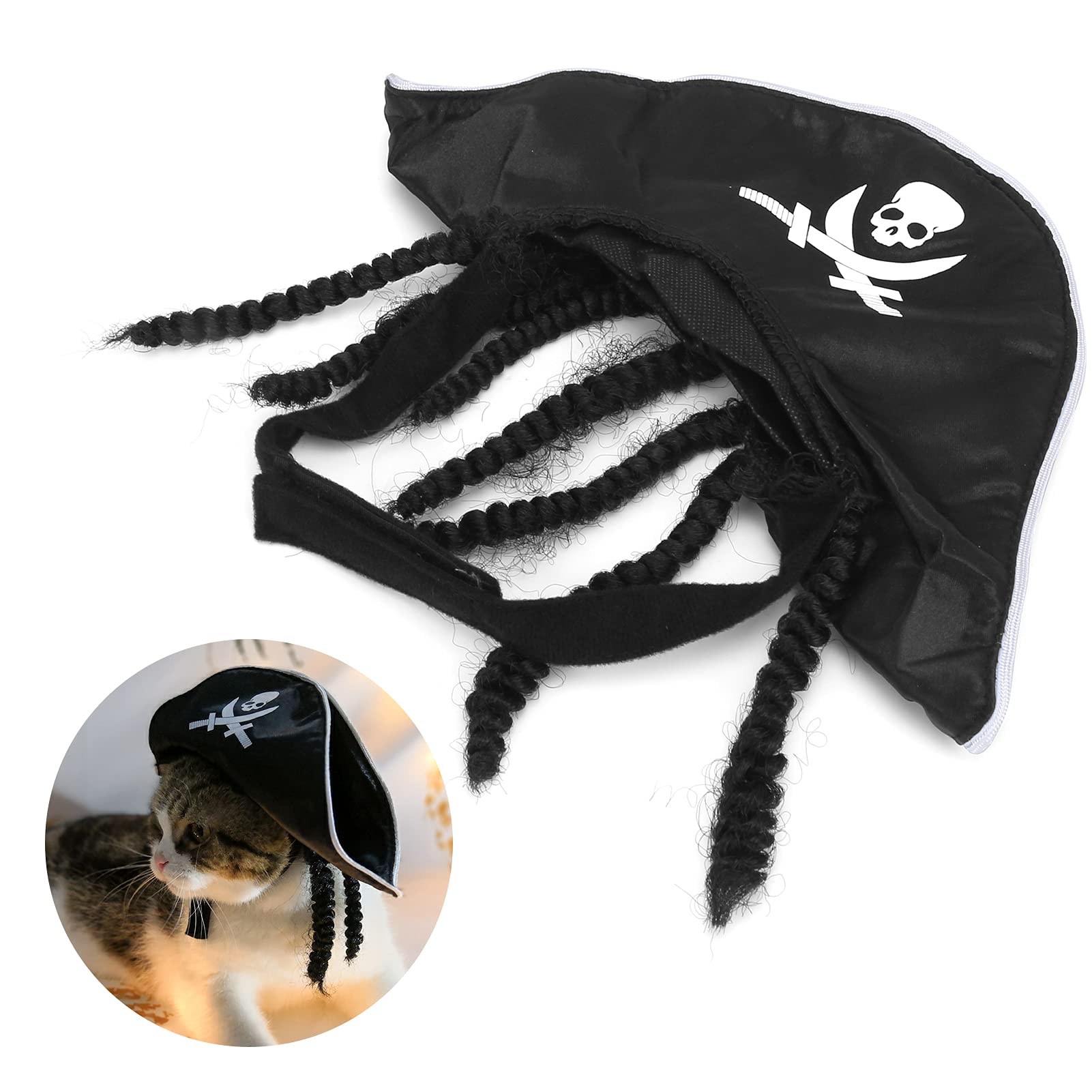 Kuuleyn Cappello Pirata Animali Tessuto 5-7,5 kg