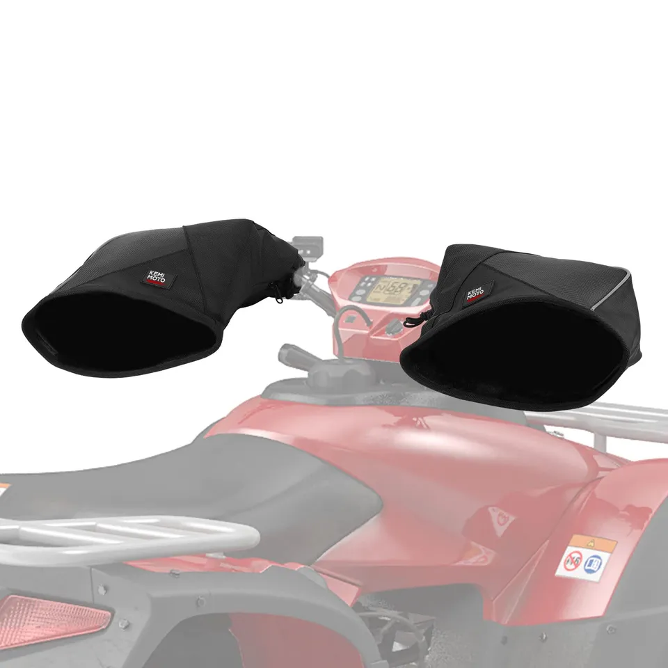 KEMIMOTO 2301 muffole manubrio moto ATV nere
