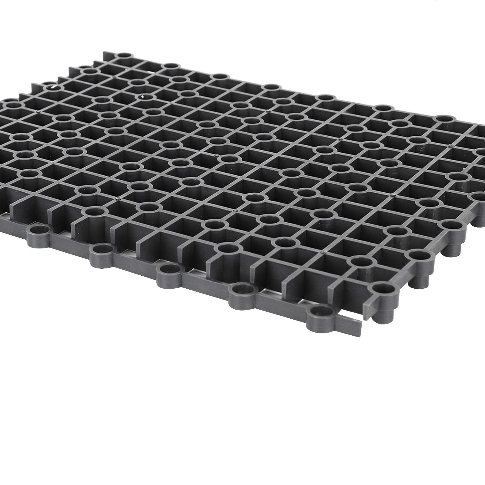 Kuuleyn Divisori Acquario PVC Nero 10 Pezzi Isolamento