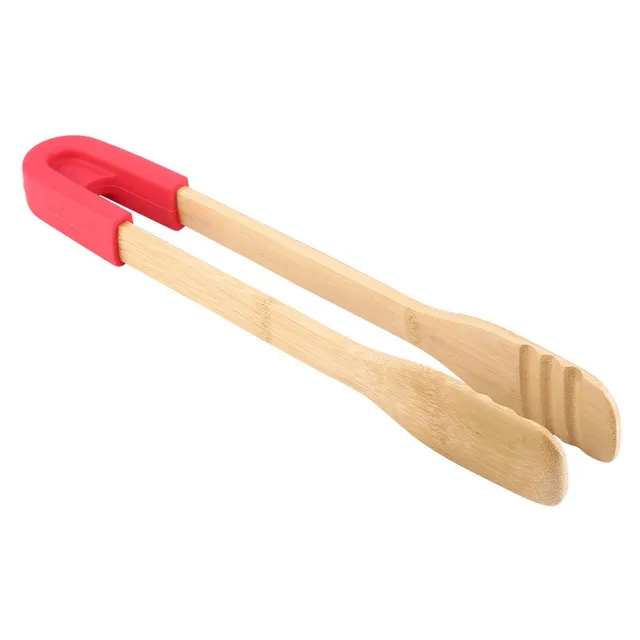 Kuuleyn Pinza Cucina Legno Rossa 30 cm Manico Silicone