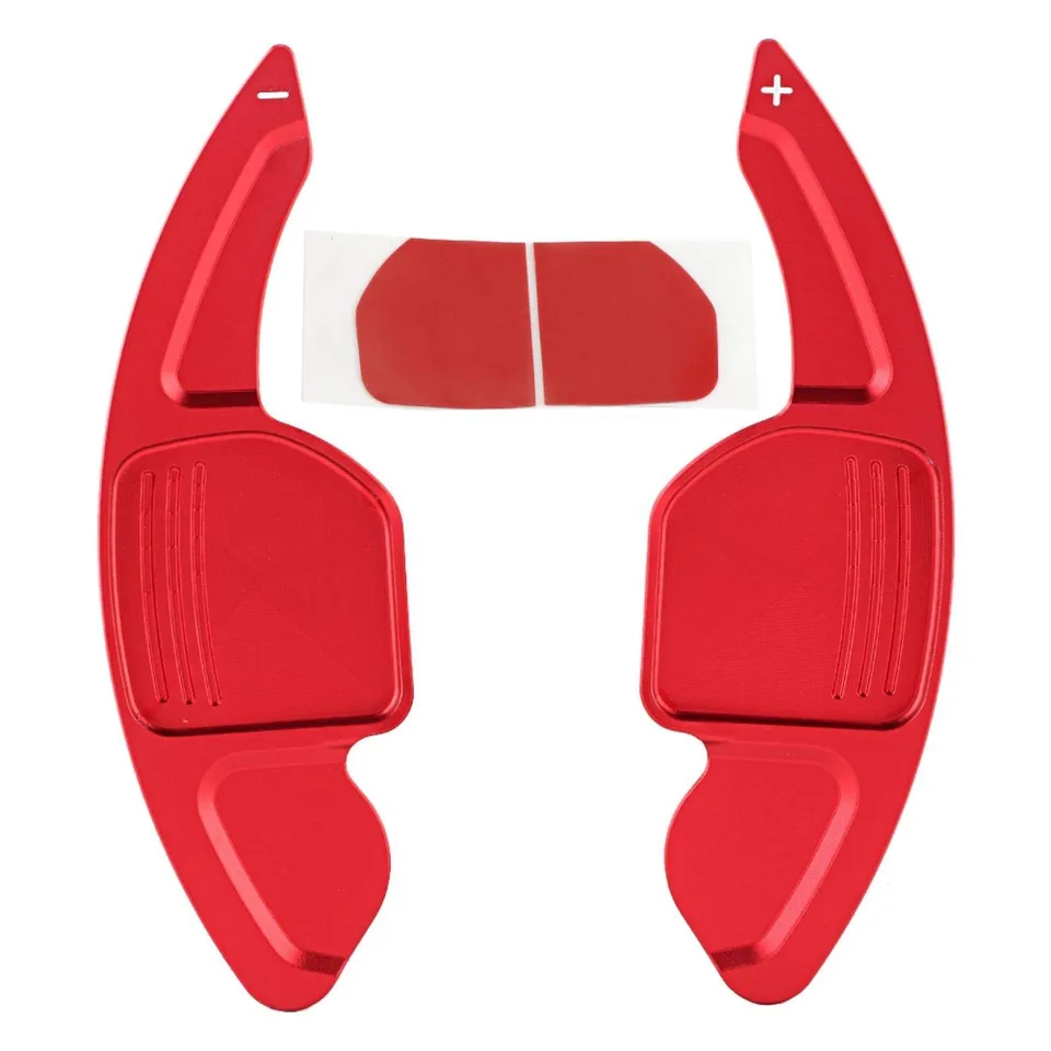 Kuuleyn Palette Cambio Volante Rosse Alluminio 2 Pezzi Audi