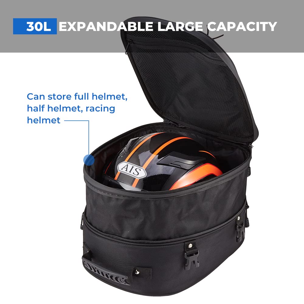 Kemimoto F1116-01201 Borsa Posteriore Moto 30L Impermeabile