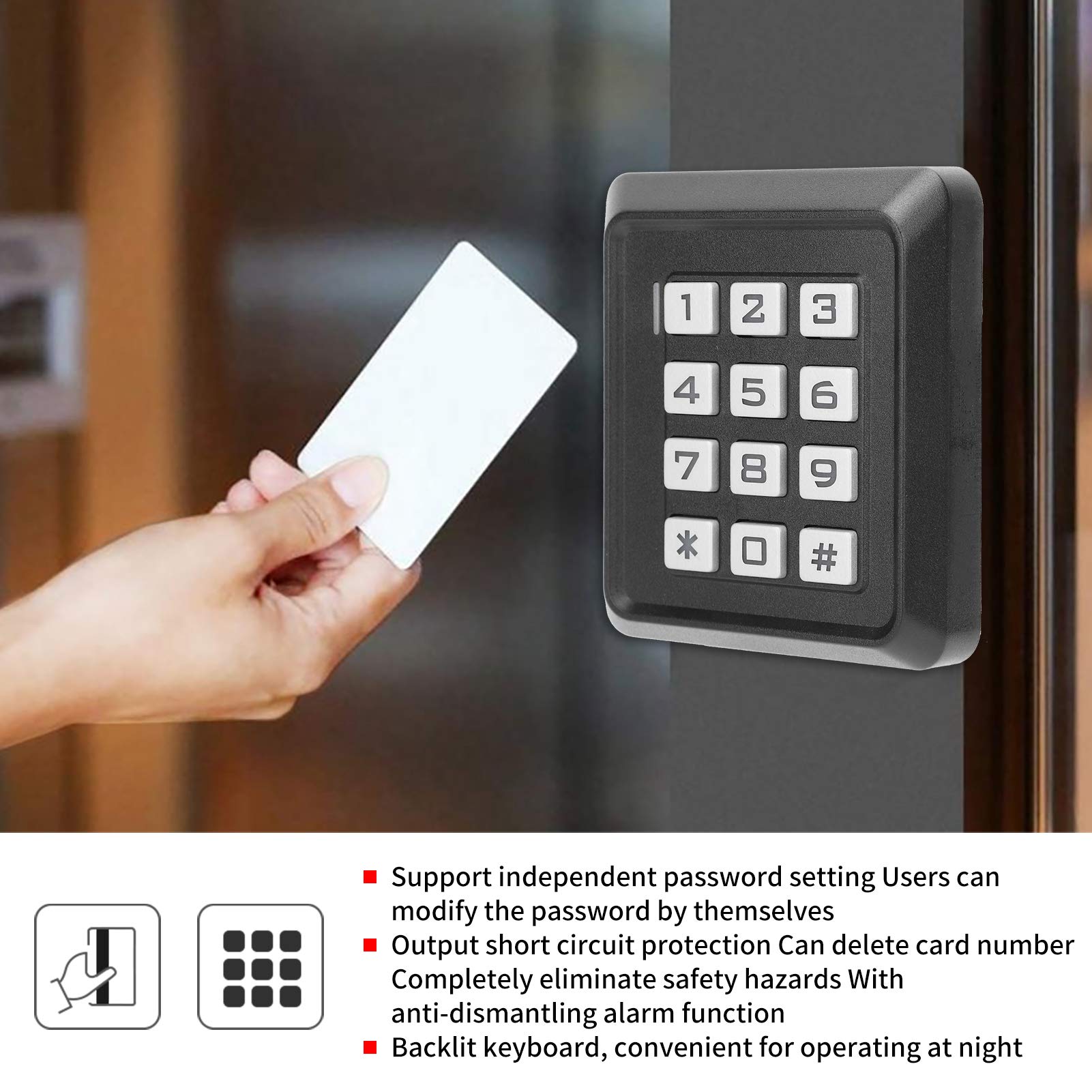 Kuuleyn Tastiera Accessi RFID 13,56 MHz Wiegand26